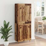 vidaXL Haut Armoire Bois Ancien 69 5 x 34 x 180 cm Bois d'ingénierie