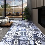 vidaXL Dalles de plancher autoadhésives 20Pièces PVC 1 86 m² motif coloré