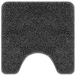 vidaXL Tapis de bain Gris foncé 50 x 50 cm Polypropylène