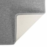 vidaXL Tapis Couloir Gris clair 100 x 200 cm 100 Polypropylène