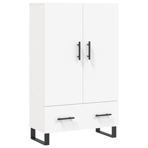 vidaXL Buffet haut blanc 69 5x31x115 cm bois d'ingénierie