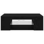 vidaXL Meuble TV Chêne noir 90 x 39 x 30 cm Bois d'ingénierie