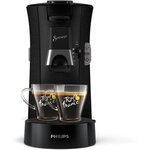 Machine a café dosette noire + 2 tasses - philips csa240/22 senseo select eco - tour de france