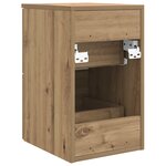 vidaXL Meuble de Salle de Bain In-between Chêne artisanal