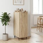 vidaXL Buffet Chêne Sonoma 34 5 x 33 x 92 cm Bois d'ingénierie