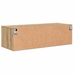 vidaXL Meuble TV chêne artisanal 100.5 x 39 x 30 cm Bois d'ingénierie