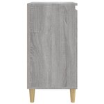 vidaXL Table de chevet sonoma gris 40x35x70 cm bois d'ingénierie