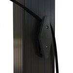 vidaXL Tonnelle de jardin avec toit rétractable 3x3 m Anthracite