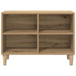 vidaXL Meuble TV Chêne Artisan 69 5x30x50 cm Bois d'ingénierie