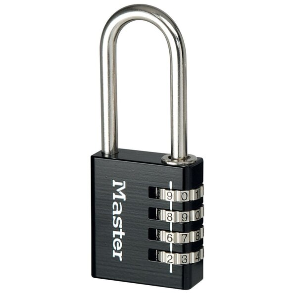 Master Lock Cadenas à combinaison Aluminium Noir 40 mm 7640EURDBLKLH
