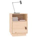 vidaXL Tables de chevet 2 Pièces 40x34x55 cm Bois de pin massif