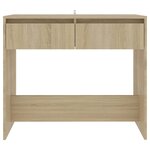 vidaXL Table console chêne sonoma 89x41x76 5 cm bois d'ingénierie