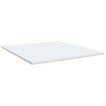 vidaXL Sommier à lattes de lit avec matelas Crème 200x200 cm Tissu