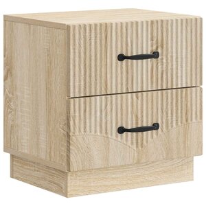 vidaXL Cabinet de chevet avec tiroir Chêne Sonoma 43 x 34 5 x 44 5 cm