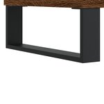 vidaXL Table basse Chêne marron 50x50x40 cm Bois d'ingénierie