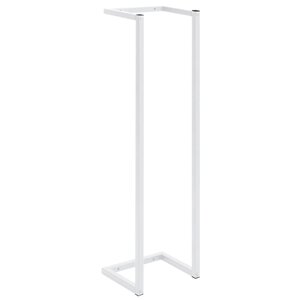 vidaXL Porte-serviette Blanc 25x20x95 cm Acier
