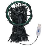 Vidaxl guirlande lumineuse d'arbre de noël 400 led blanc froid 400 cm