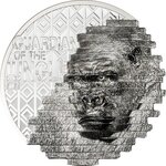 Monnaie GORILLA Reconstruction 2 Oz Argent 10$ Cook Islands 2025 (PRÉCOMMANDE)