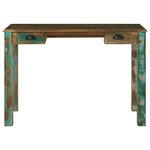 vidaXL Bureau 112x55x76 cm en bois récupéré
