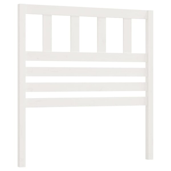 vidaXL Tête de lit Blanc 81x4x100 cm Bois massif de pin