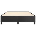 vidaXL Cadre de lit sans matelas noir 140x190 cm similicuir