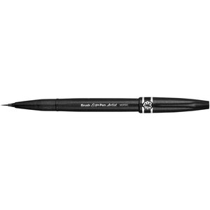 Stylo feutre sign pen artist pointe pinceau extra fine noir x 12 pentel arts