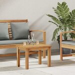 vidaXL Table basse Marron 50 x 35 x 36 cm Bois de teck solide
