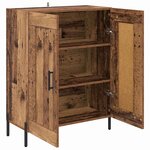 vidaXL Buffet Bois Ancien 69 5 x 34 x 90 cm Bois d'ingénierie et fer