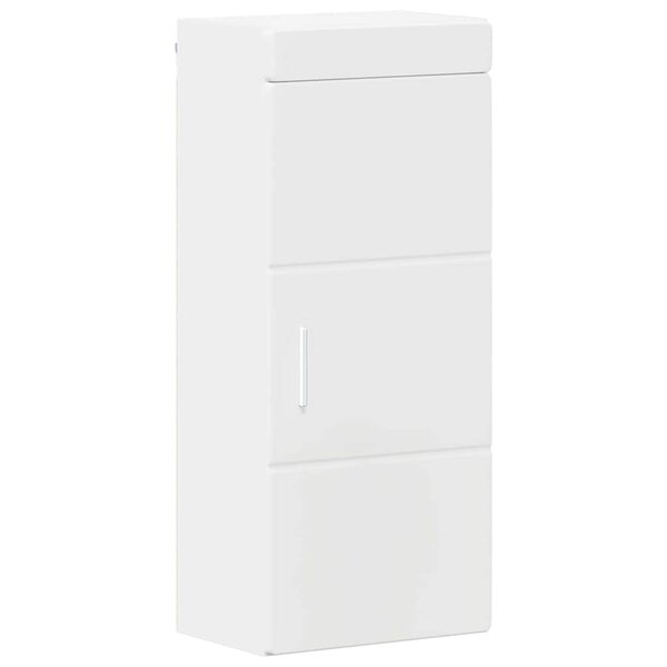 vidaXL Armoire murale de salle de bain TULUM Blanc 37 x 24 5 x 86 cm