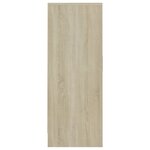 vidaXL Armoire à chaussures Chêne Sonoma 60x35x92 cm Bois d’ingénierie