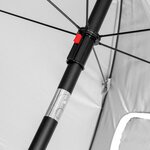 Sport-brella auvent d'ombrage incliné ultra bleu 243 cm