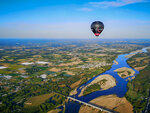 Vol en montgolfière pour 2 personnes au-dessus du beaujolais le matin en semaine - smartbox - coffret cadeau sport & aventure