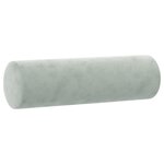 vidaXL Ensemble de canapés 3 Pièces avec coussins gris clair velours