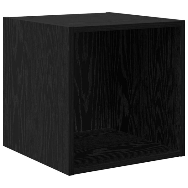 vidaXL Meuble mural Chêne noir 37 x 37 x 37 cm Bois d'ingénierie