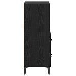 vidaXL Buffet Chêne noir 34 x 34 5 x 90 cm Bois d'ingénierie