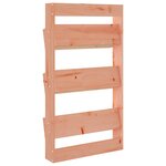 vidaXL Jardinière murale 3 niveaux 60x18 5x110 cm bois douglas massif