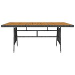 vidaXL Mobilier à dîner d'extérieur 9 Pièces Résine tressée Gris