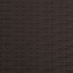 vidaXL Chaises pliables de jardin lot de 4 PEHD et acier