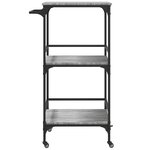 vidaXL Chariot de cuisine sonoma gris 60 5x50x105 cm bois d'ingénierie