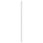 vidaXL Tête de lit métal blanc 100 cm