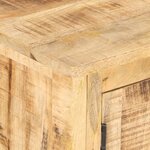 vidaXL Buffet 120x30x76 cm Bois de manguier brut