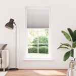 vidaXL Store plissé gris clair 90x200 cm largeur du tissu 89 4 cm