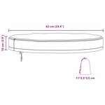 vidaXL Housse de Table Extérieure Noir 62 x 62 x 10 cm Tissu 210D