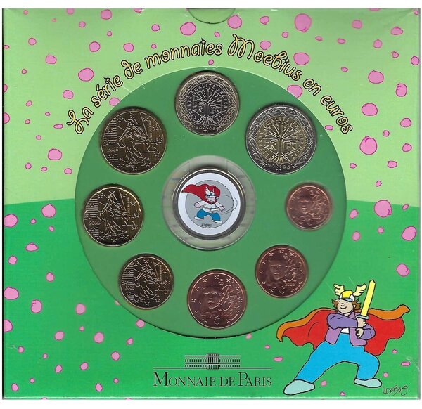 Coffret série euro BU France 2005 (Moebius)