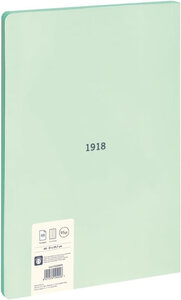 Cahier collé  papier quadrillé  48 pages A4  série 1918  vert