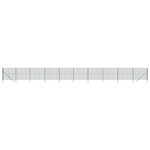vidaXL Clôture en treillis métallique vert 1 6x25 m acier galvanisé