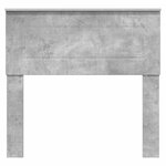 vidaXL Tête de lit Gris béton 80 cm Bois d'ingénierie