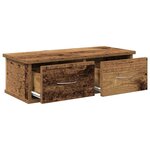 vidaXL Armoire murale vieux bois 60x26x18 5 cm bois d'ingénierie