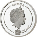 Pièce de monnaie en Argent 5 Dollars g 31.1 (1 oz) Millésime 2021 Enamel Flower Collection HOLLY