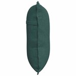 vidaXL Coussin de Dos Vert foncé 60 x 19 x 50 cm tissu